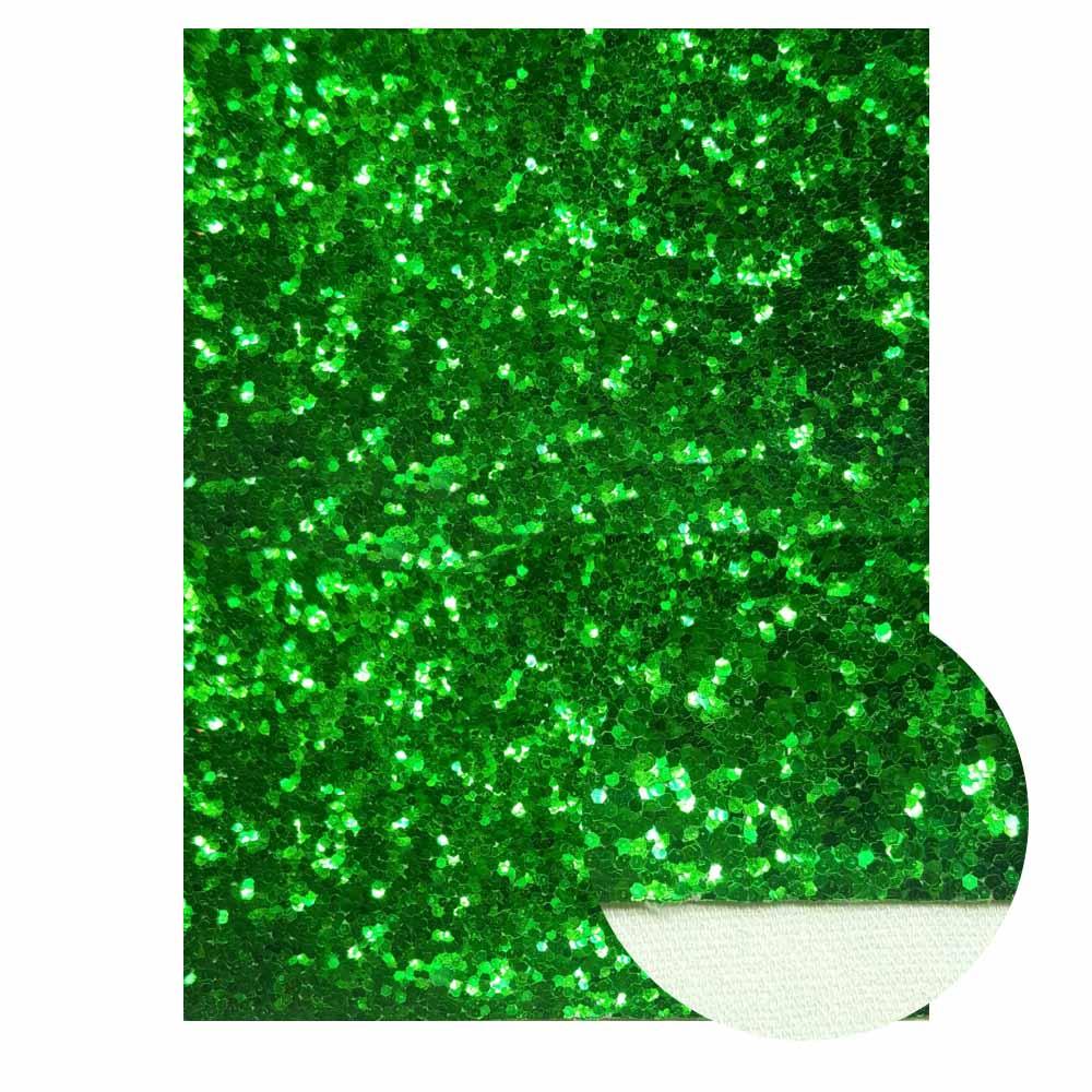Rynx | Lustrous Green Glitter Snake Skin Faux Leather Bow Craft Kit