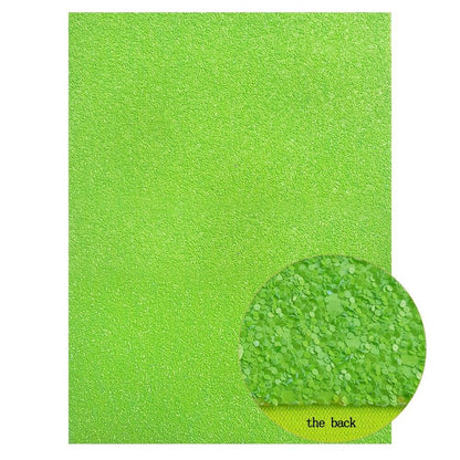 Rynx | Lustrous Green Glitter Snake Skin Faux Leather Bow Craft Kit