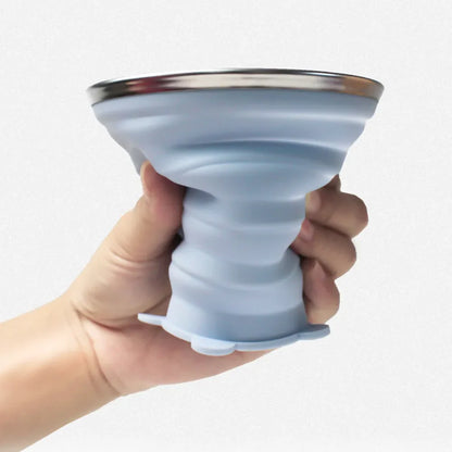 Rynx | Collapsible Telescopic Silicone Water Bottle - Folding Cup for Outdoor Travel, Children, Teacups, and More