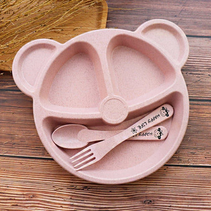 Rynx | Toddler Bear Plate with Divider Set