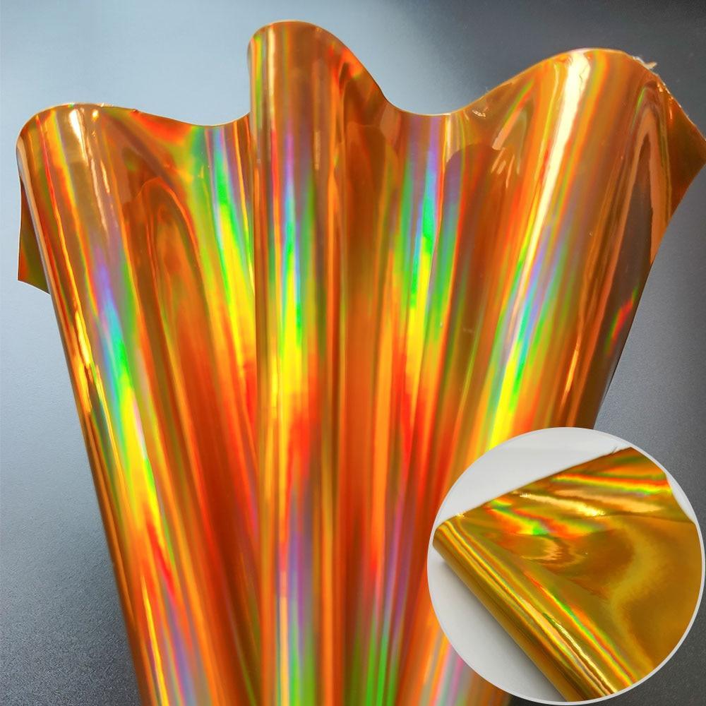 Rynx | Iridescent Holographic Faux PU Leather Sheets for Creative DIY Projects