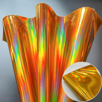 Rynx | Iridescent Holographic Faux PU Leather Sheets for Creative DIY Projects