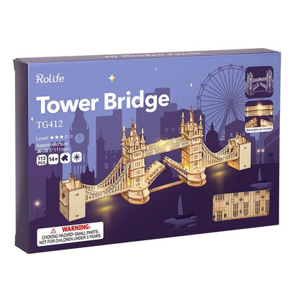 Rynx | 3D Architectural Wooden Puzzle Set: Build Big Ben, Tower Bridge & Five-Story Pagoda
