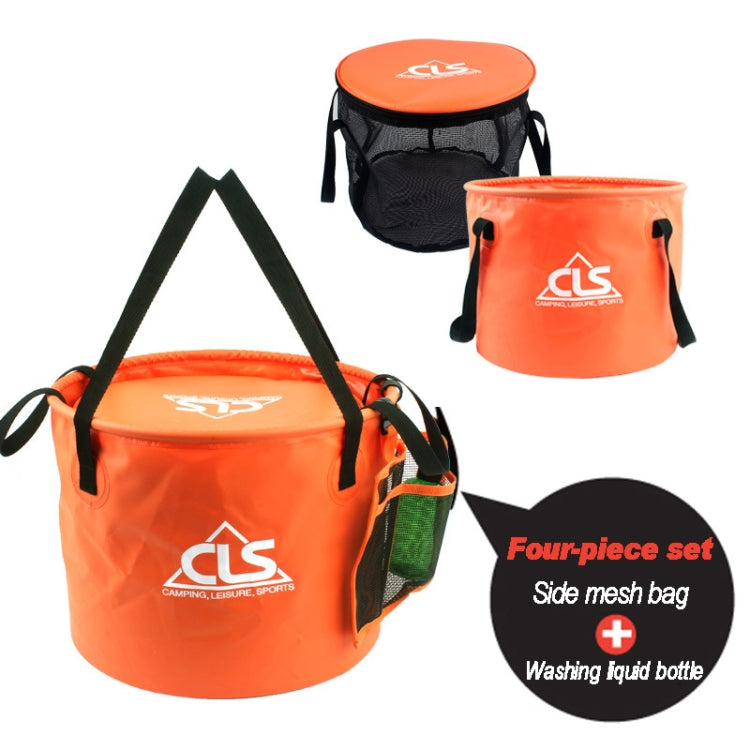 Rynx | 30L 4 in 1 PVC Outdoor Folding Double Drain Basket Camping Fishing Gear Bag
