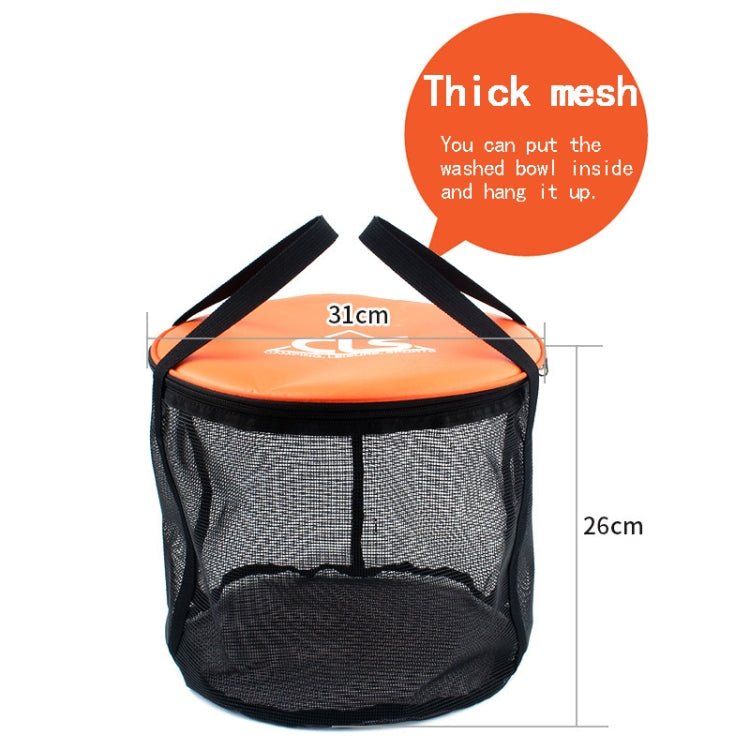Rynx | 30L 4 in 1 PVC Outdoor Folding Double Drain Basket Camping Fishing Gear Bag