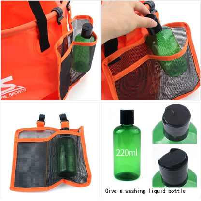 Rynx | 30L 4 in 1 PVC Outdoor Folding Double Drain Basket Camping Fishing Gear Bag