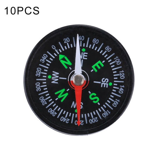 Rynx | 10 PCS 40mm Outdoor Sports Camping Hiking Pointer Guider Plastic Compass Hiker Navigation, Random Color Delivery