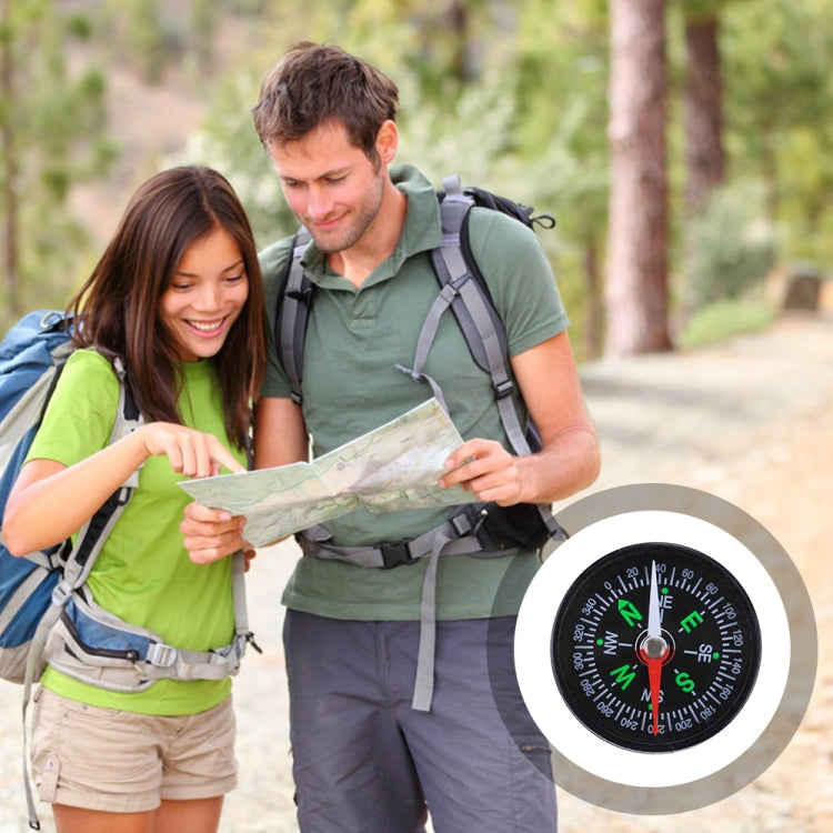 Rynx | 10 PCS 40mm Outdoor Sports Camping Hiking Pointer Guider Plastic Compass Hiker Navigation, Random Color Delivery