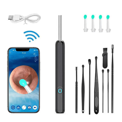 Rynx | HD Earwax Removal Spoon — Wireless Otoscope with LED Light