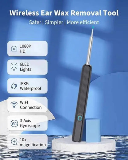 Rynx | HD Earwax Removal Spoon — Wireless Otoscope with LED Light