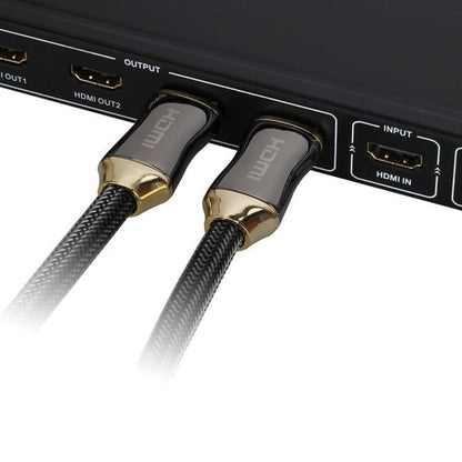 Rynx | 20m metal body HDMI 2.0 high speed HDMI 19-pin plug to HDMI 19-pin plug connection cable