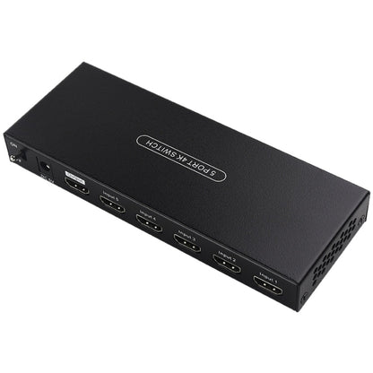 Rynx | Measy SWH4651 4K 60Hz 5 In 1 Out HDMI Converter Switcher, Plug Type: EU Plug (Black)