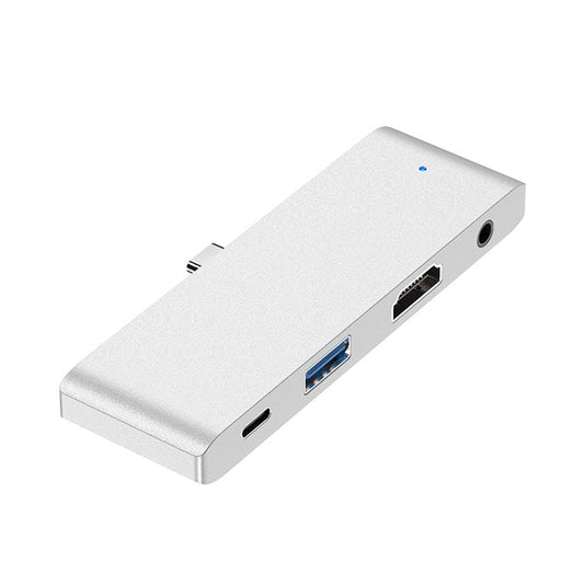 Rynx | HW-TC29 4 In 1 Type-C / USB-C Multifunctional Extension HUB Adapter iPad Pro HUB (Silver)