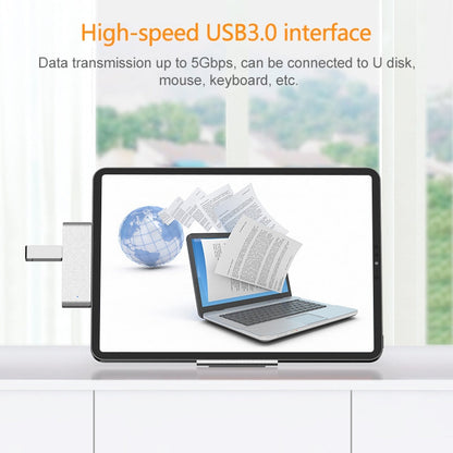 Rynx | HW-TC29 4 In 1 Type-C / USB-C Multifunctional Extension HUB Adapter iPad Pro HUB (Silver)