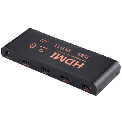Rynx | 3X1 4K/60Hz HDMI 2.0 Switch with Remote Control, EU Plug