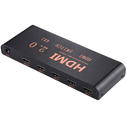 Rynx | 4X1 4K/60Hz HDMI 2.0 Switch with Remote Control, EU Plug
