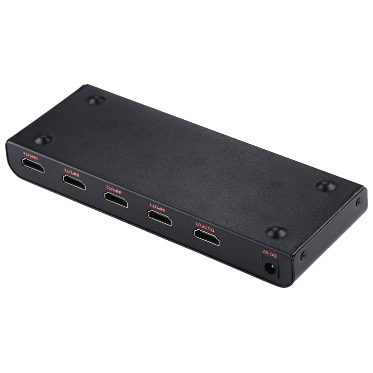 Rynx | 4X1 4K/60Hz HDMI 2.0 Switch with Remote Control, EU Plug
