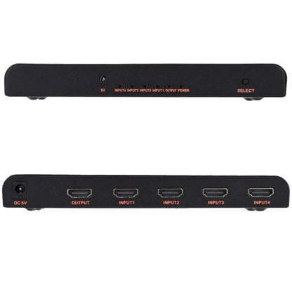 Rynx | 4X1 4K/60Hz HDMI 2.0 Switch with Remote Control, EU Plug