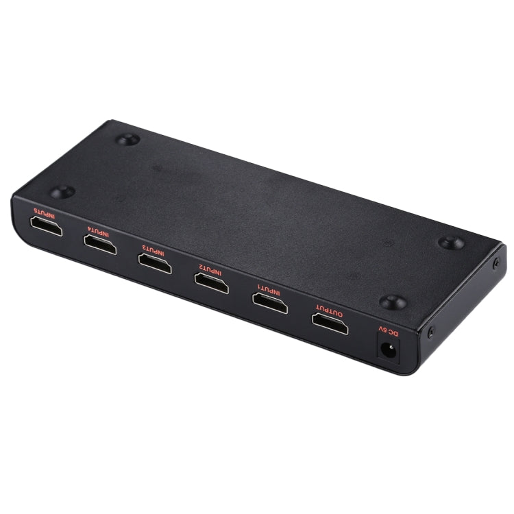 Rynx | 5X1 4K/60Hz HDMI 2.0 Switch with Remote Control, EU Plug