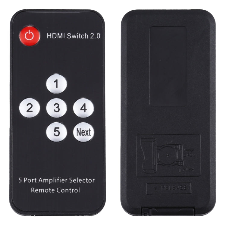 Rynx | 5X1 4K/60Hz HDMI 2.0 Switch with Remote Control, EU Plug