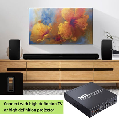 Rynx | NEWKENG NK-8S SCART + HDMI to HDMI 720P / 1080P HD Video Converter Adapter Scaler Box