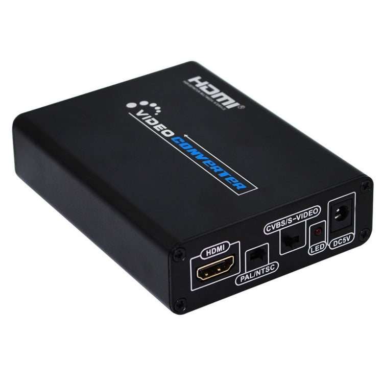 Rynx | HDMI to Composite / AV S-Video Converter RCA CVBS/L/R Video Converter Adapter, US Plug