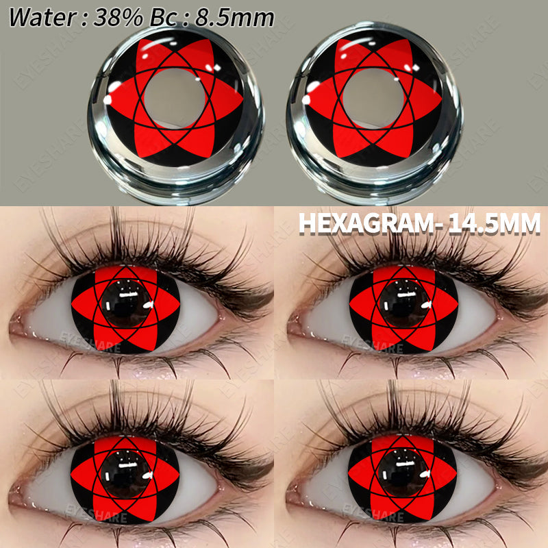 Rynx Cosplay HEXAGRAM 14.5mm 1 Pair | 1 Year