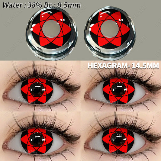 Rynx Cosplay HEXAGRAM 14.5mm 1 Pair | 1 Year
