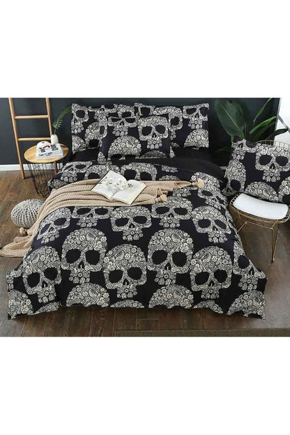 Rynx | Size Skull Themed Bedding Set