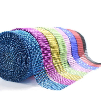 Rynx | Radiant Rhinestone Mesh Ribbon for Luxurious Craft Creations