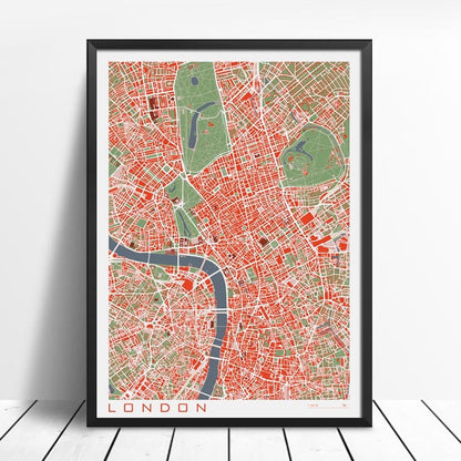 Rynx | Famous City Classic Maps Posters and Prints Wall Art Canvas Paintings Paris Copenhagen Madrid Map for Living Room Home Decor 1