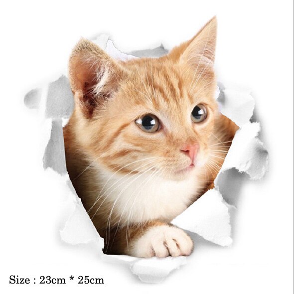 Rynx | 3D Cat Sticker Wall Decoration