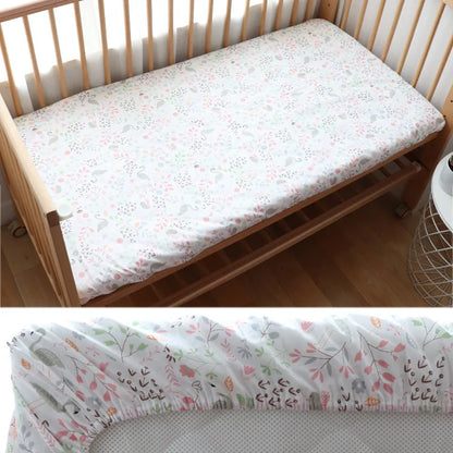 Rynx | Cotton Baby Bed Fitted Sheet Soft Mattress Cover