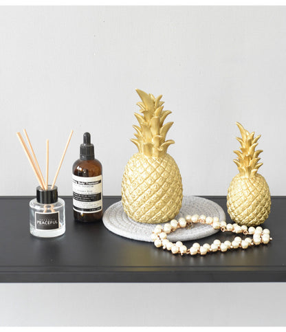 Rynx | vergoldete Ananas Objet d'Art
