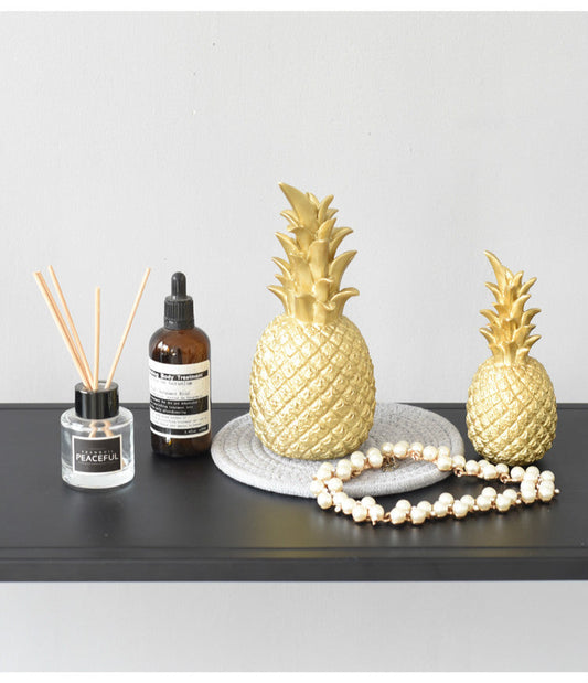Rynx | vergoldete Ananas Objet d'Art