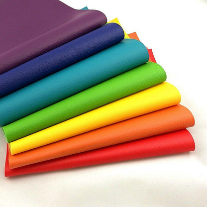 Rynx | Colorful Spectrum Faux Leather Craft Collection - 7-Piece Set