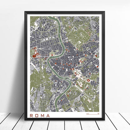 Rynx | Famous City Classic Maps Posters and Prints Wall Art Canvas Paintings Paris Copenhagen Madrid Map for Living Room Home Decor 1