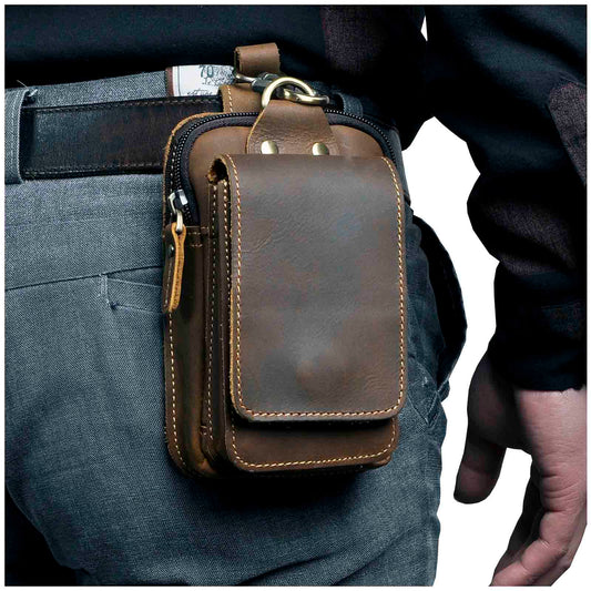 RYNX | Luxury Leather Hip Bag for Men