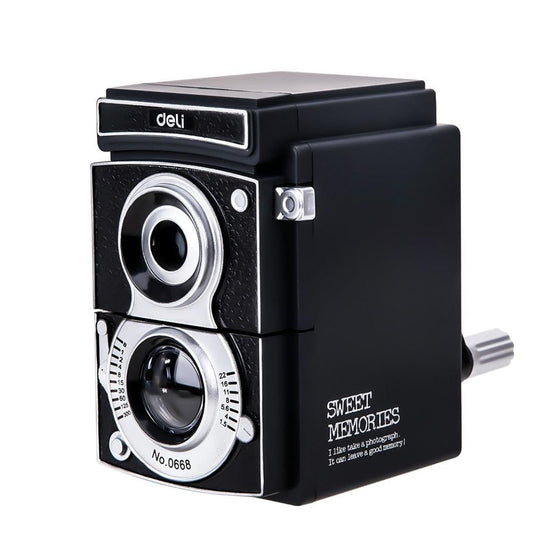 Rynx | Elegant Camera-Style Pencil Sharpener: Transform Your Workspace with Luxury