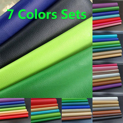 Rynx | Colorful Spectrum Faux Leather Craft Collection - 7-Piece Set