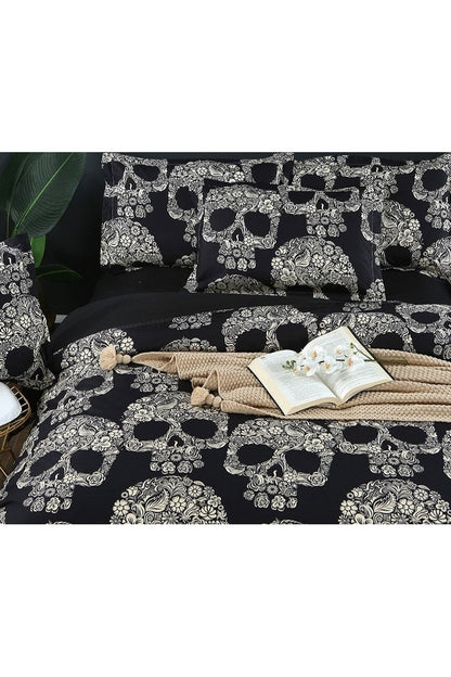 Rynx | Size Skull Themed Bedding Set