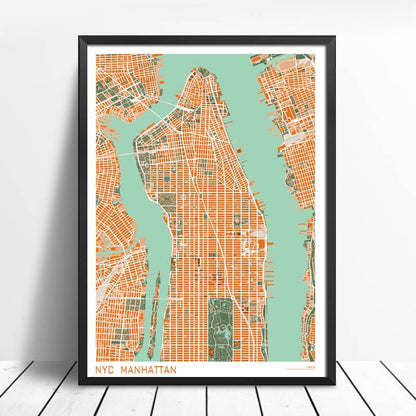 Rynx | Famous City Classic Maps Posters and Prints Wall Art Canvas Paintings Paris Copenhagen Madrid Map for Living Room Home Decor 1