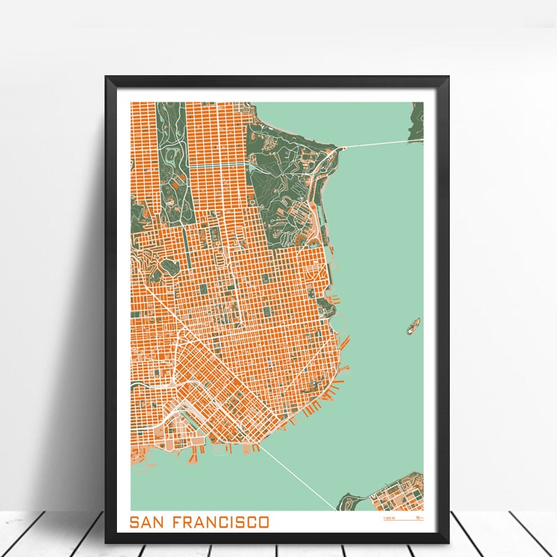 Rynx | Famous City Classic Maps Posters and Prints Wall Art Canvas Paintings Paris Copenhagen Madrid Map for Living Room Home Decor 1