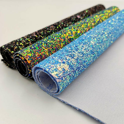 Rynx | Shiny Gem Star Chunky Glitter Faux Leather - Premium Craft Vinyl