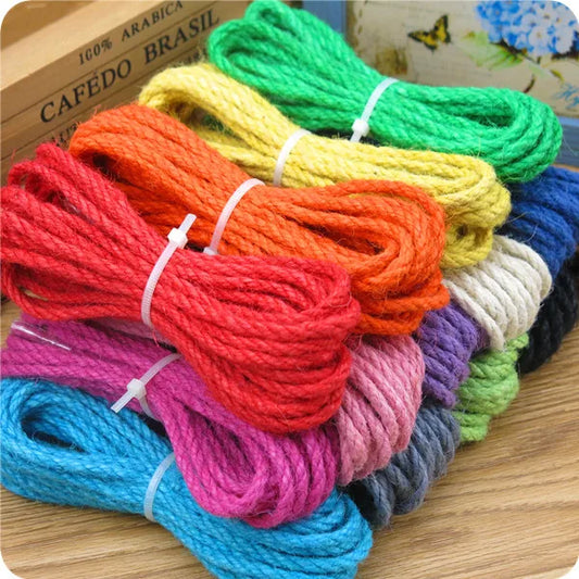 Rynx | Vibrant Sisal Rope Collection: 14 Colored Options for Craft Fun and Cat Play