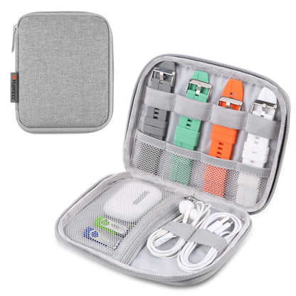 Rynx | HAWEEL Watch Band Organizer Box Headphones / U-Disk / Digital Cable Storage Box (Gray)