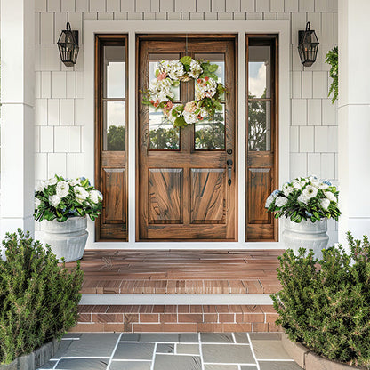 Rynx | 28 Inch Hydrangea and Magnolia Artificial Wreath