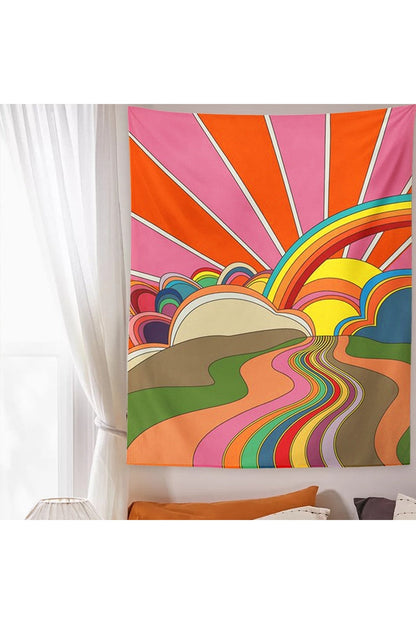 Rynx | 70s Rainbow Wall Tapestry