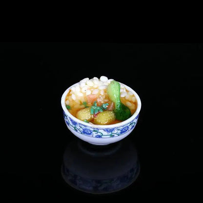 Rynx | Enchanting Mini Chinese Cuisine Bowl Playset - Cute Decorative Items for Children and Home