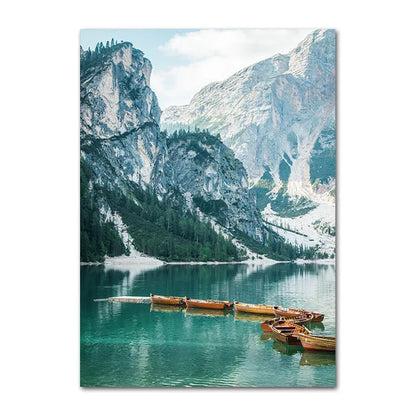 Rynx | from a picturesque forest lake on canvas